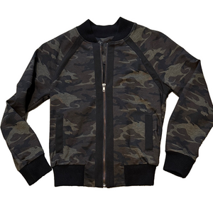 Liverpool Camo knit Bomber Jacket sz XS